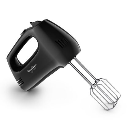 Batteur électrique Moulinex Quick Mix HM31W – 300 W, 5 vitesses + turbo, noir