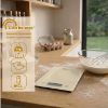 Balance de cuisine électronique 5 kg au gramme, plateau verre – Little Balance Starty Slim – ivoire