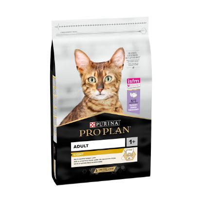 Croquettes chat adulte Purina Pro Plan Light dinde – 10 kg