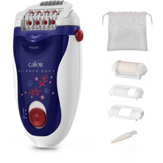 Épilateur électrique Calor Silence Soft EP5624C0 – lumière Vision, 24 pinces, 2 vitesses