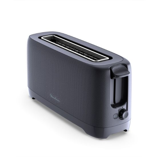 Grille-pain Moulinex Morning LS2M08 – 1 longue fente, 7 niveaux, 1000 W, bleu nuit