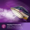 Fer à repasser vapeur 3 000 W 100 g/min pressing 260 g OptimalTEMP bleu nuit - Philips DST8050/20 Azur 8000