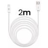 Câble USB-A vers USB-C 2 m Big Ben, recyclé, blanc