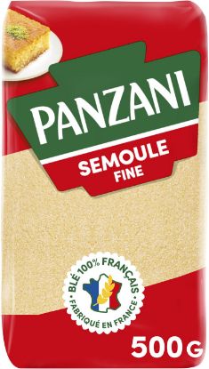 Panzani – Semoule de blé dur fine – 500 g