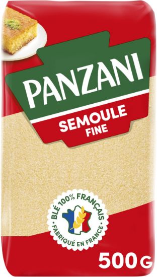 Panzani – Semoule de blé dur fine – 500 g
