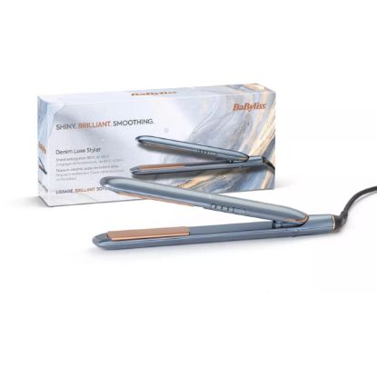 Lisseur Babyliss Denim Luxe 235 ST251PE – plaques titane-céramique 25 × 95 mm, 3 températures