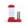 Machine à hot-dog vapeur 340 W jusqu'à 6 saucisses – Livoo DOC238RC – rouge chili