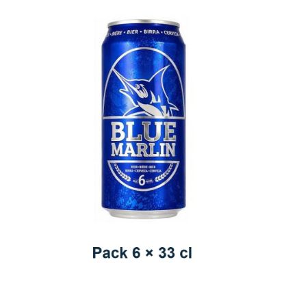 Bière Blue Marlin – pack de 6 canettes de 33 cl