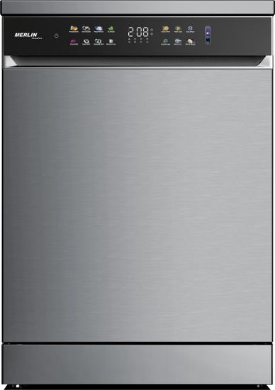 Lave-vaisselle 15 couverts 42 dB Inverter Inox - Merlin MS-LV1542-I