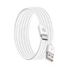 Câble USB-A vers USB-C 1,2 m Big Ben, recyclé, blanc