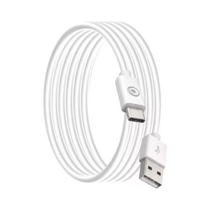 Câble USB-A vers USB-C 1,2 m Big Ben, recyclé, blanc