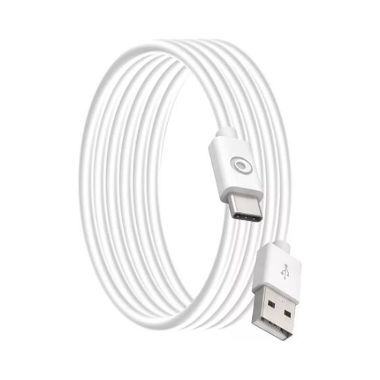 Câble USB-A vers USB-C 1,2 m Big Ben, recyclé, blanc
