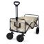 Chariot de transport pliable 89 L charge 120 kg – Livoo SEP137C – crème