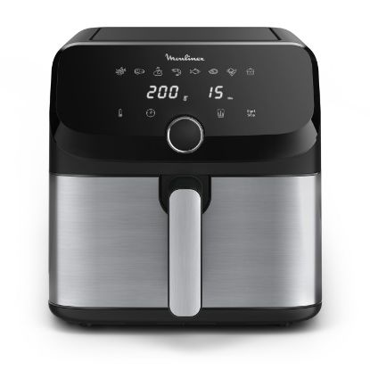 Friteuse sans huile Moulinex Easy Fry Mega EZ855 – 7,5 L, 8 programmes, 2020 W, inox
