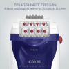 Épilateur électrique Calor Silence Soft EP5624C0 – lumière Vision, 24 pinces, 2 vitesses