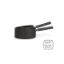 Set de 2 casseroles 18 et 20 cm aluminium antiadhésif induction – Livoo Premier Chef MEP154N – noir