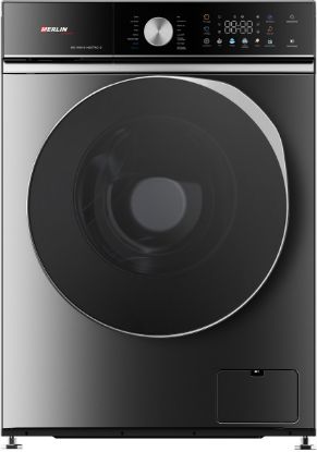 Lave-linge hublot 10 kg 1 400 tr/min Vapeur Silver - Merlin MS-WM101400TAC-S