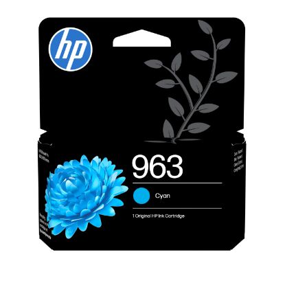 Cartouche d'encre HP 963 cyan (700 pages)