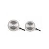 Set de 2 poêles antiadhésives aspect pierre 24 et 28 cm induction – Livoo MEN124GR – gris