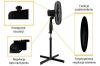 Ventilateur sur pied 40 cm 40 W – LTC WT01 – noir