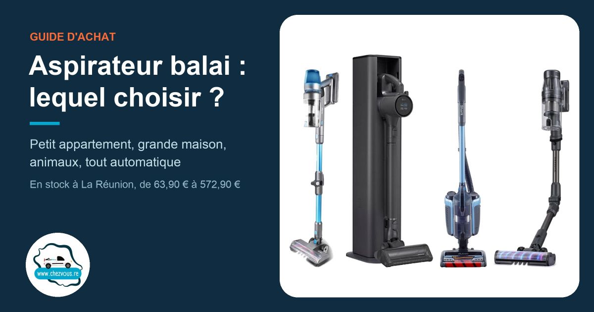 Picture for blog post Aspirateur balai : lequel choisir pour la maison ? Le guide par profil