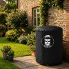 Housse de protection pour barbecue boule, tissu 300D, Ø 58 × 80 cm – Little Balance Baroud'Fire – noir