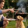 Set de 3 ustensiles barbecue inox : spatule, fourchette, pince – Little Balance Baroud'Fire – inox et noir