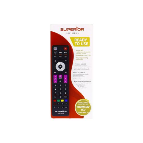 Télécommande de remplacement pour téléviseur TCL et Thomson - Superior W80780