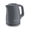 Bouilloire électrique Moulinex Plaino BY1M0B – 1,5 L, 2400 W, base 360°, grise