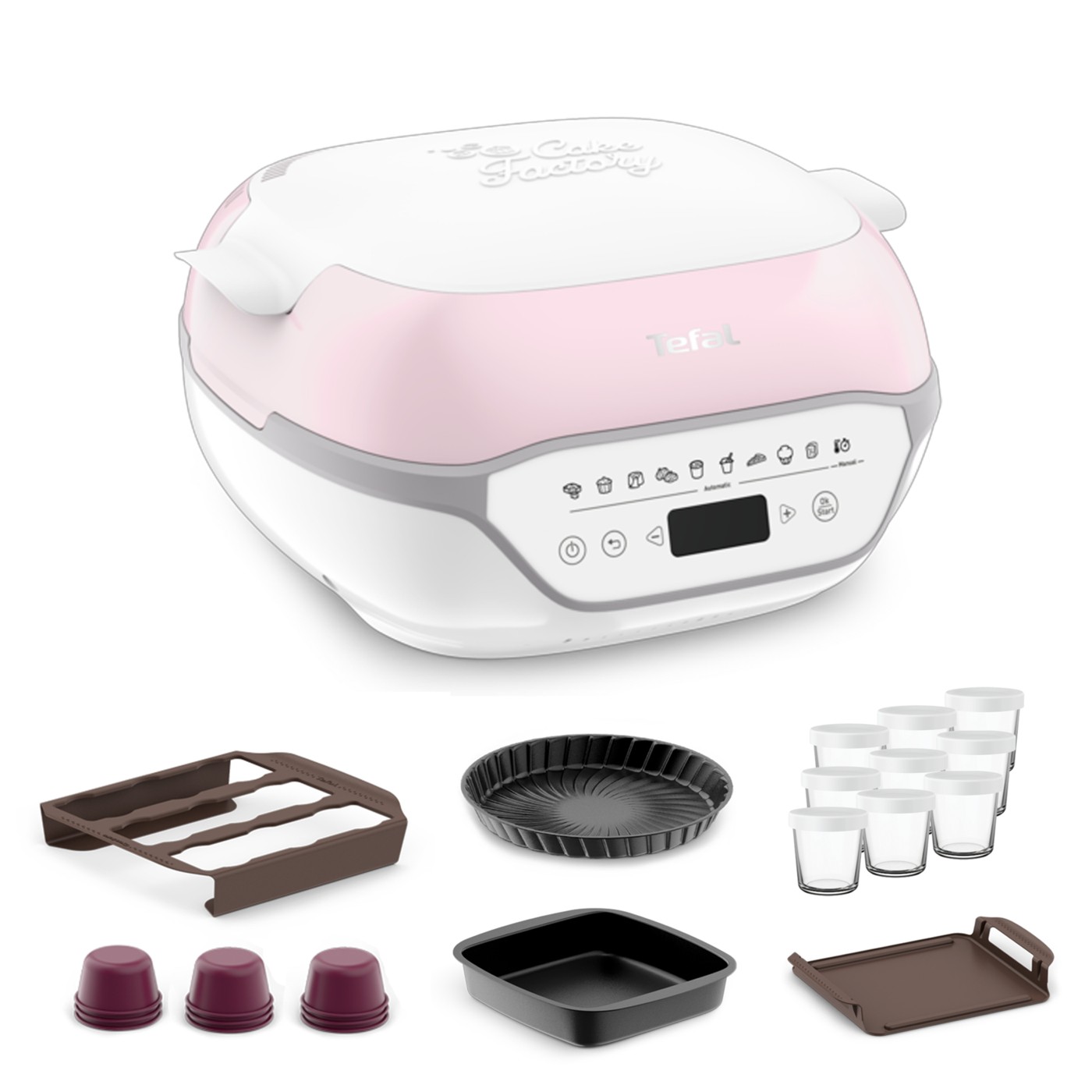 Machine à gâteaux Tefal Cake Factory Infinity KD8501 – 10 pr | ChezVous.re