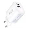 Pack Jaym : chargeur secteur 2 USB 12 W + câble USB-C 2 m, blanc