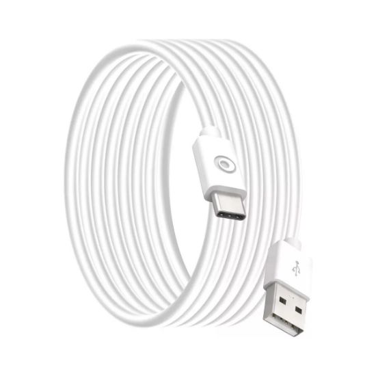 Câble USB-A vers USB-C 2 m Big Ben, recyclé, blanc