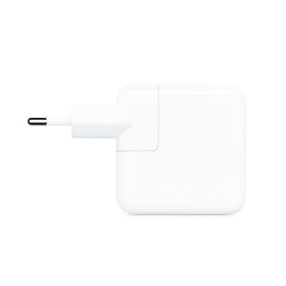 Adaptateur secteur USB-C 30 W, charge rapide iPhone et MacBook Air – Apple MY1W2ZM/A – blanc