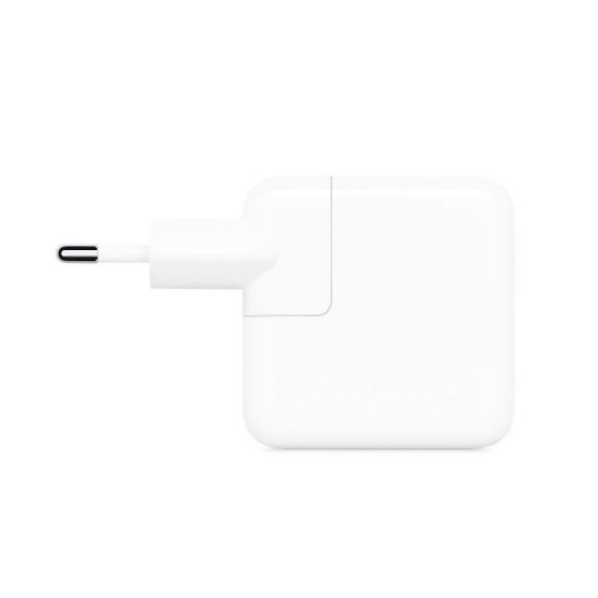 Adaptateur secteur USB-C 30 W, charge rapide iPhone et MacBook Air – Apple MY1W2ZM/A – blanc