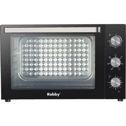 Four à poser 80 L 2 400 W air brassé tournebroche minuterie 120 min - Robby ROMFT80B