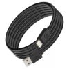 Câble USB-A vers Lightning MFi 1,2 m Big Ben, recyclé, noir