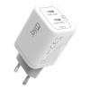 Chargeur secteur GaN Jaym 65 W, 2 ports USB-C, blanc