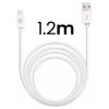 Câble USB-A vers USB-C 1,2 m Big Ben, recyclé, blanc