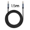 Câble audio jack 3,5 mm mâle/mâle Big Ben noir