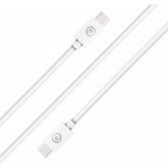 Câble USB-C vers USB-C 2 m Big Ben, recyclé, blanc