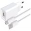 Pack Jaym POP : chargeur secteur USB 2,4 A + câble USB-C 1,5 m