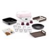 Machine à gâteaux Tefal Cake Factory Infinity KD8501 – 10 programmes, 1200 W, blanc et rose