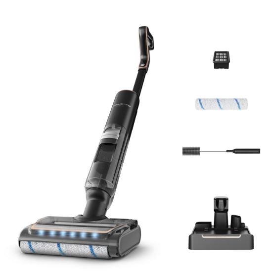 Aspirateur laveur sans fil Rowenta X-Clean 7 GZ5736 – eau et poussière, 50 min, autonettoyage