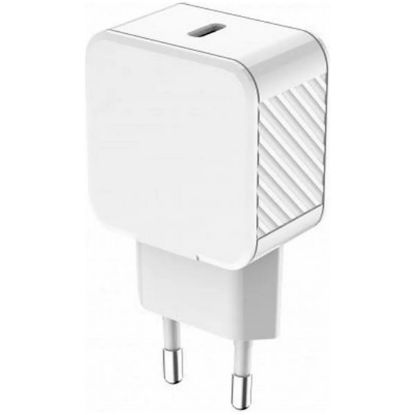 Chargeur secteur USB-C 25 W Big Ben, recyclé, blanc