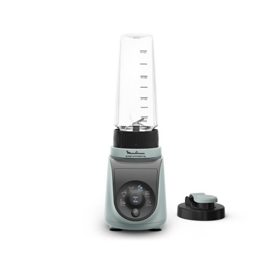 Mini blender 800 W 6 programmes avec gourde – Moulinex Blend Up Essential – vert eucalyptus