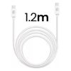 Câble USB-C vers USB-C 1,2 m Big Ben, recyclé, blanc