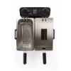 Friteuse double 2 × 3 L 3300 W 2 thermostats – Livoo DOC217 – acier inoxydable