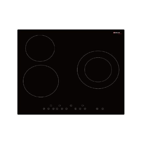 Plaque vitrocéramique 3 foyers 60 cm 5 200 W - Merlin M-3F60V