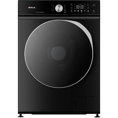 Lave-linge hublot 10 kg 1 400 tr/min Vapeur Noir - Merlin MS-WM101400TAC-B