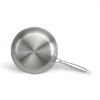 Poêle inox triply 24 cm sans revêtement induction et four – Livoo Brigade MEP158 – inox